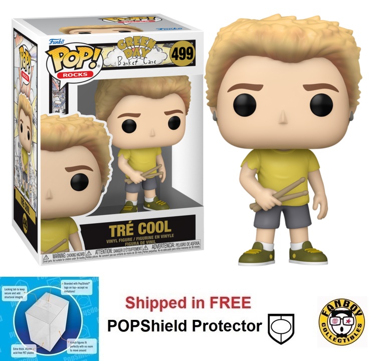 Funko POP Rocks Green Day Basket Case Tre Cool #499